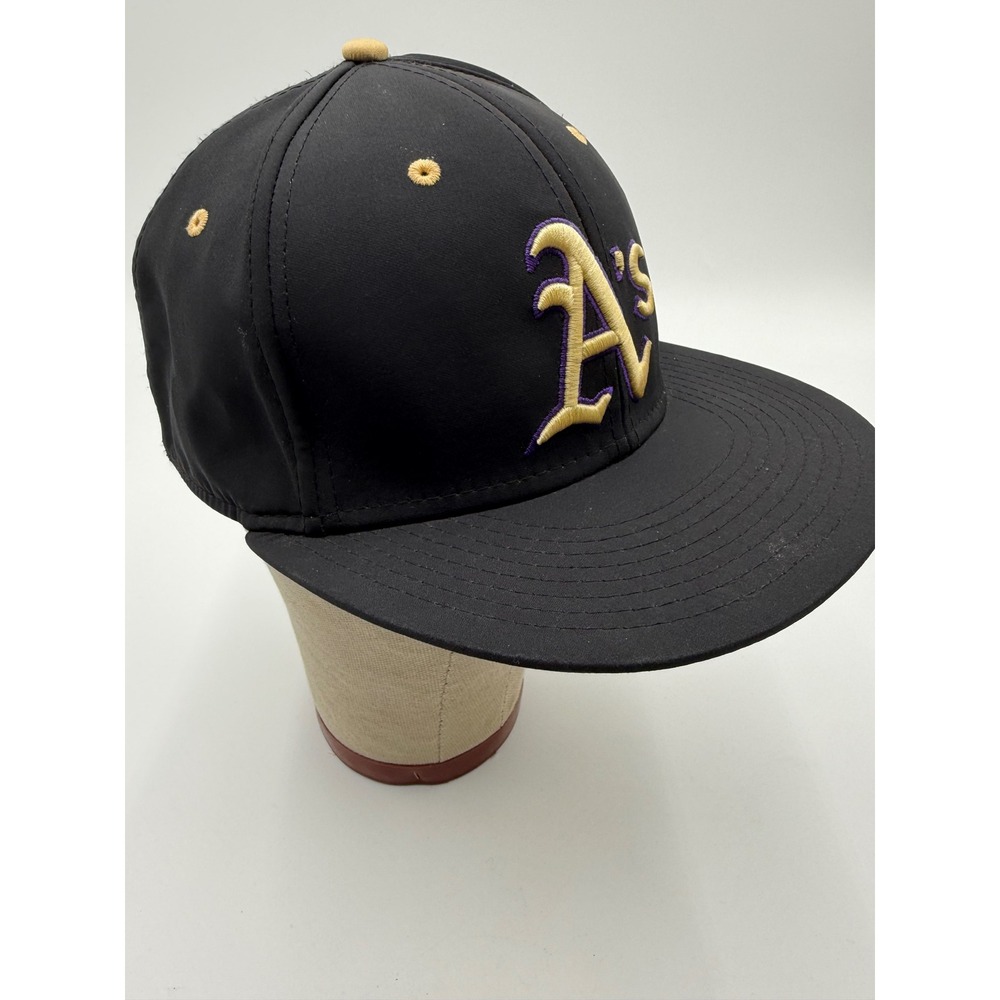 The Game Pro Washington Athletics Hat Mens M Black Excellent GP502 Fitted Cap